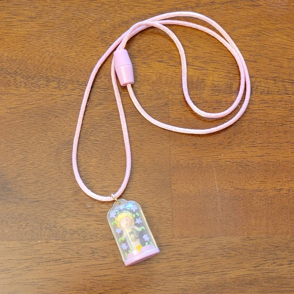 Vintage 1990 Poly Pocket Pendant Necklace - Picture 3 of 3